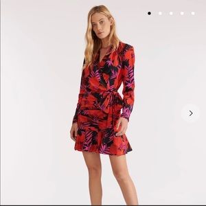 Veronica Beard Lorina Wrap-Effect Dress